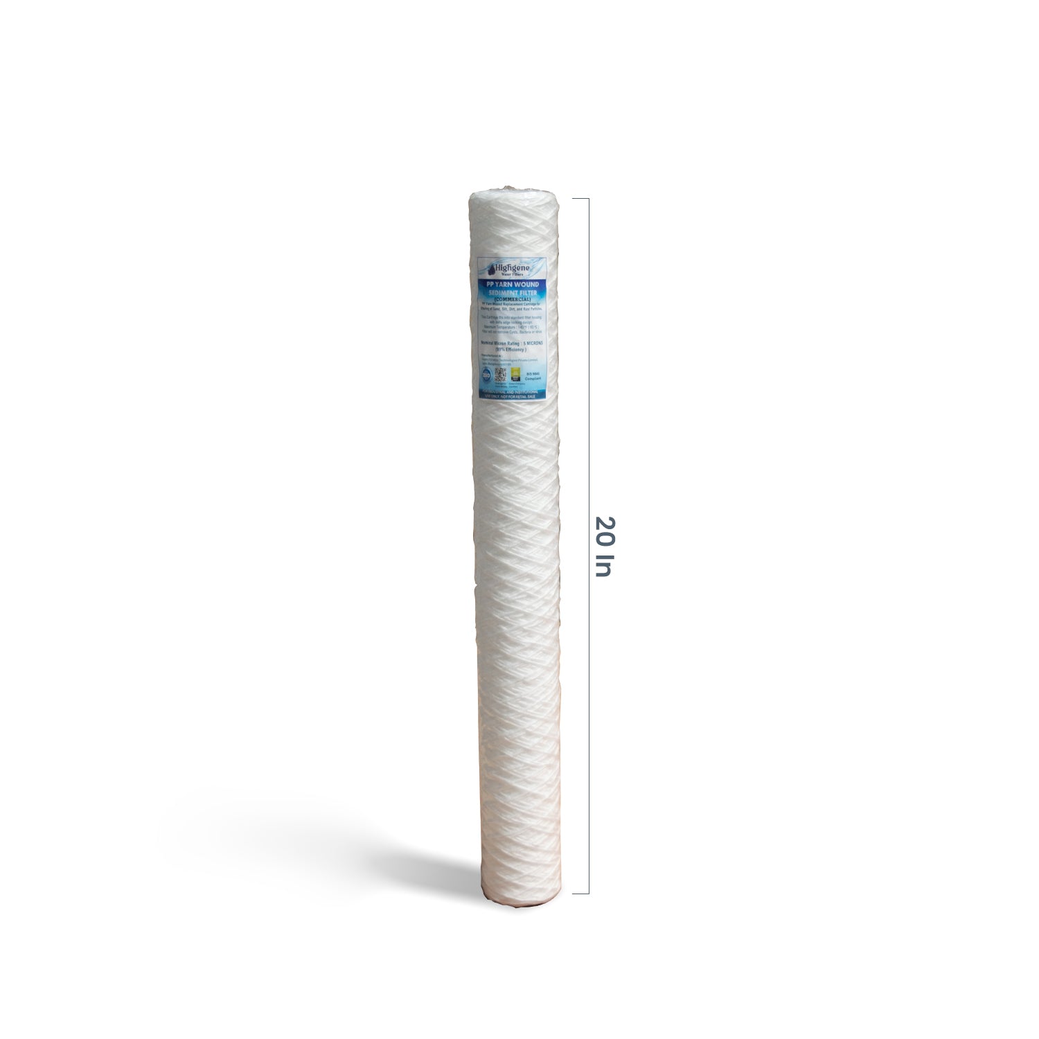 20" x 4" Yarn Wound Sediment Filter