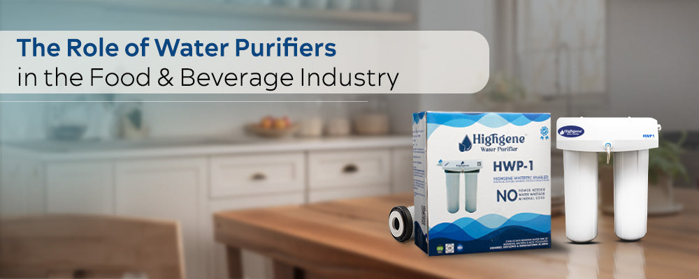 The Role of Water Purifiers in the Food & Beverage Industry