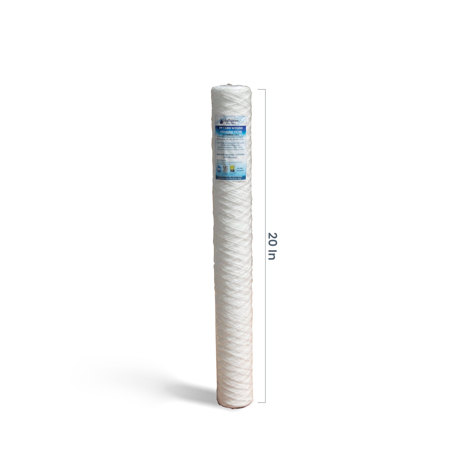 20&quot; x 4&quot; Yarn Wound Sediment Filter