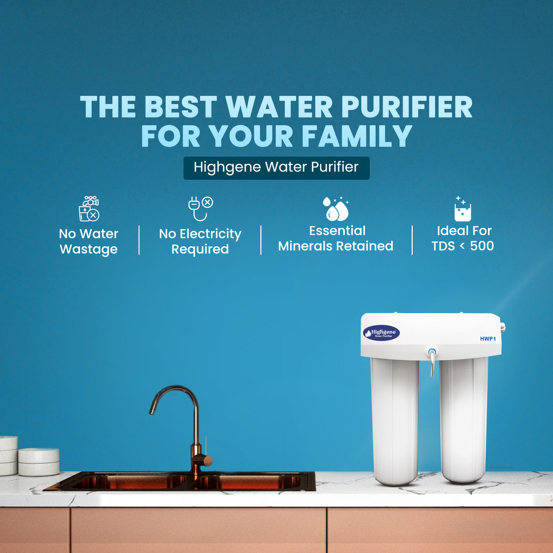 Highgene Non Electric Water Purifier